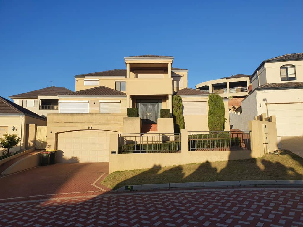 Exterior house painters Perth painting home siding