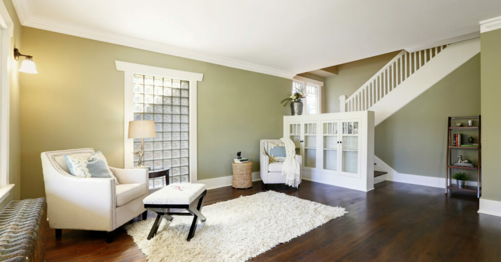 living room paint colour green