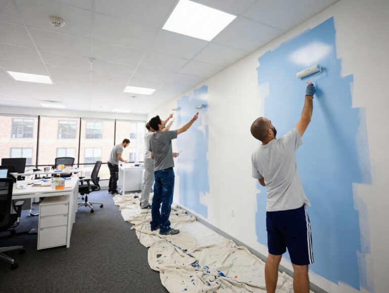 Interior and exterior office painting service in Perth by City Painters & Decorators