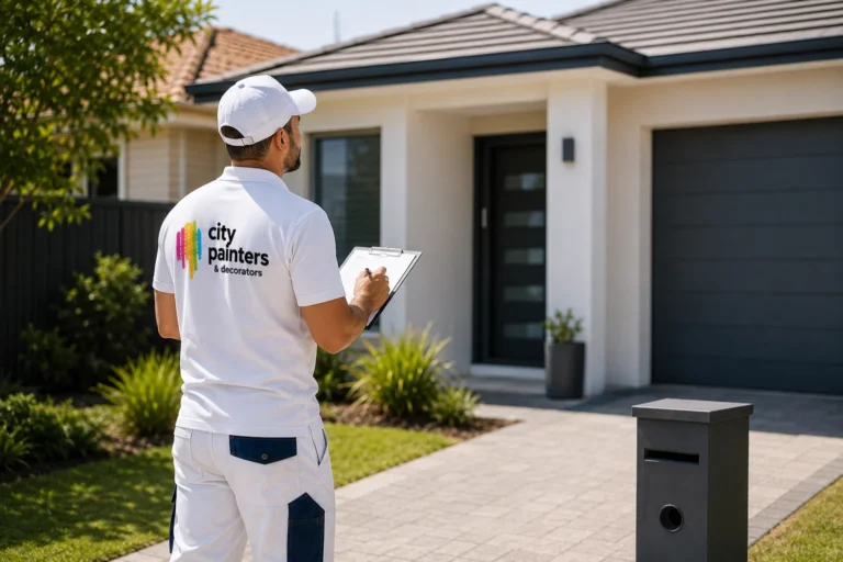 Painters in Willagee conducting a free home painting quote inspection